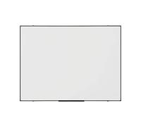 BoardsPlus Economy Tableau blanc magnétique, 120 x 90 cm, surface en acier laqué effaçable à sec, cadre en Tech Alloy Noir