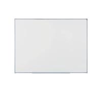 BoardsPlus Economy Tableau blanc magnétique, 90 x 60 cm, surface en acier laqué effaçable à sec, cadre en Tech Alloy gris