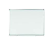 BoardsPlus - Tableau Blanc Magnétique, 60 x 45 cm, avec cadre en aluminium et porte-marqueurs