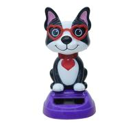 bobble-head Desk Toy - Sunlight Motion Statue, Auto Interior Decor Gear | Novelty ABS POLYMER Construction | Vehicle Interior Dashboards, Eco Friendly Waving Motion Desktop Decorative Craft Supplies