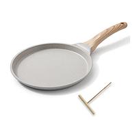 Bobikuke Poêle à Crêpes 20 cm Antiadhésive pour Induction | Crêpière antiadhésive en aluminium avec distributeur de pâte, compatible induction pour une cuisson uniforme.