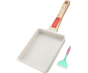 Bobikuke Tamagoyaki poêle 19 x 16 cm anti-adhésive rectangulaire
