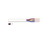 Bobine 100m Tuyau électrique blanc 3x1.5mm 500v 3061-3x1.5