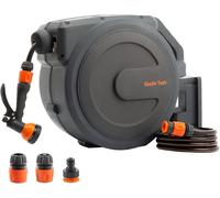 Bobine automatique pour tuyau d'arrosage - Bobine murale pour tuyau d'arrosage - Tuyau rétractable - Boîte à tuyau - Longueur : 30 mètres