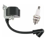 Bobine d'allumage avec bougie d'allumage pour Stihl FS38 FS46 FS45 FS55 FC55 FC55Z FC55-DZ HL45 HL45Z HL45-DZ HS45 HS45Z KM55 KM55R