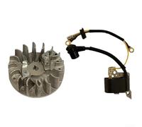 Bobine d'allumage, compatible avec tronçonneuse 136 141 142 23 235 240 26 36 137, pièce de rechange magnétique 530059637 (kit volant d'inertie)