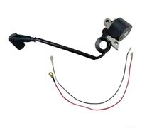 Bobine d'allumage haute tension compatible avec tronçonneuse Ms660 MS460 MS650 066ms pour module magnéto pour démarrage fiable du moteur et sortie d'étincelle constante en finition noire argentée pour