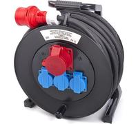 Bobine de câble électrique, 25 mètres, 230/380 volts, tuyau en acier, diamètre 3 x 2,5 mm