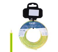 Bobine de câble flexible, 4 mm, 50 mètres, sans halogène, bicolore