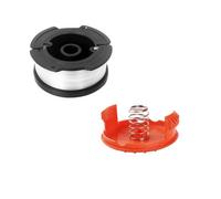 Bobine de coupe-bordure avec capuchon et ressort pour coupe-bordures à fil Black Decker AF-100