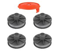 Bobine de fil 5307-20 compatible avec Gardena Art 9805, 9806, 9807,9808, 9809, 9827, 8846, 8847, 8848, 9870, 9872, 9874, 6,1 m x 1,65 m mm (4 fils). bobines + 1 couvercle de débroussailleuse)
