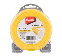 Makita Bobine de fil co-extrudé 'Round Trim' E-02836 - jaune Ø3,0 mm x 15 m