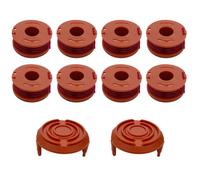 Bobine de fil coupe bordure - Worx - WA0010 - Ø 1,65mm - L 3m - Pack de 8 bobines et 2 couvercles