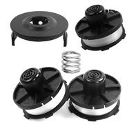 Bobine de Fil de Rechange pour Akku DUR181 DUR181Z DUR141Z DUR141 DUR140 Tondeuse, Bobine Fil Nylon 196146-9 195858-1 (8,3 m, Ø 1,60 mm avec 1 Capuchon et 1 Ressort pour Coupe)
