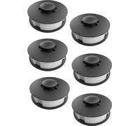 Bobine de fil double pour tondeuse à gazon électrique, 6 bobines, coupe-bordures
