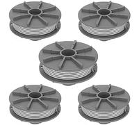 Bobine de fil pour Gardena 5307-20 débroussailleuse 1,65 mm 6,1 m, Bobine de fil rechange Coupe Bordure pour Gardena 5307 Easycut 400 Art.8846, ComfortCut450 Art.8847, PowerCut Art.8848 (5pcs)
