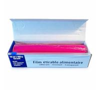Bobine de film étirable alimentaire professionnel avec Lame 30cm x 300m