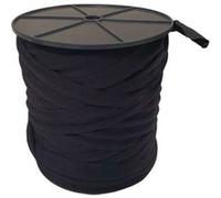Bobine de lien en lycra avec mandrin - 150 m - Noir - Linxor Noir G