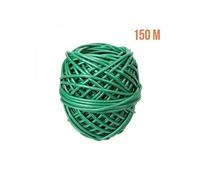 Bobine de lien tube creux antigel en PVC - Diam 3,5 mm x 150 m - Vert