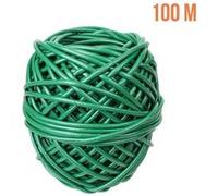 Bobine de lien tube creux antigel en PVC - Diam 4,5 mm x 100 m - Vert Vert G