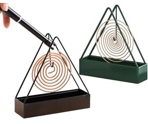 Bobine de Moustique,2 pièces Support Bobine Moustique, Porte Encens Spirale,Porte Bobine pour Moustiques Portatif,Support Bobine Anti-Moustique, pour Maison Camping Voyage