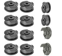 Bobine de rechange et jeu de couvercles pour Bosch Easy GrassCut Paquet de 10
