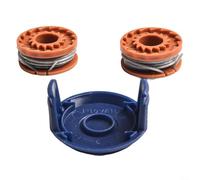 Bobine de rechange et ligne avec capuchon pour BAUKER CGT18LW, assemblage de cassette de jardin à alimentation automatique, kit de recharge de ligne de coupe d'herbe extérieure