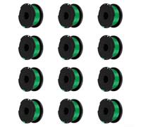 Bobine de rechange SF-080 compatible avec GH3000R LST540B Fil en nylon Lot de 2 accessoires d'alimentation pour pelouse (12 pièces)