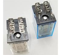 Bobine de relais DC12V DC24V AC110V AC220V HH62P JQX-13F10A 220V électromagnétique Miniature à usage général 1 pièces(AC220V)