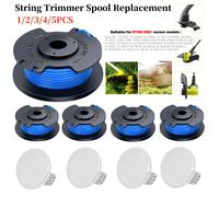 Bobine de remplacement pour taille-bordures, 1 à 5 pièces, pour Ryobi One Plus AC14RL3A 18V 24V 40V 11 pieds, alimentation automatique, ligne de bobine sans fil pour mangeur de mauvaises herbes Cap 3P