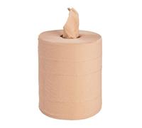 Bobine d'essuyage à dévidage central écologique Maxi chamois - carton de 6