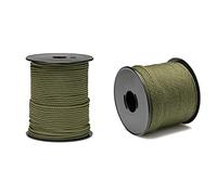 Bobine drisse kaki, polypropylène tressé, diamètre 4 mm, longueur ± 100m, 414K Flandria & Bobine drisse kaki, polypropylène tressé, diamètre 2 mm, longueur ± 100m, 411K Flandria