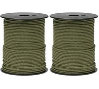Bobine drisse Kaki, polypropylène tressé, diamètre 4 mm, Longueur ± 100m, 414K Flandria (Lot de 2)