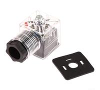Bobine Électromagnétique Transparente avec Voyant pour Électrovanne | Module de Commutation, Capteur de Position, Équipement d\'Atelier, de Fluide, Unité de Commande