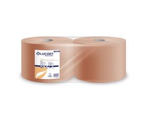 Bobine essuyage industriel chamois Lucart 1500 S - Lot de 2