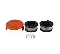 Bobine et ligne de rechange avec capuchon d'alimentation automatique pour Black and Decker GLC3630L, kit de recharge de fil de jardin et cassette de ligne de coupe d'herbe extérieure
