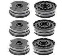 Bobine Fil Coupe Bordure, 6Pcs Φ1,66 mm 8,2m Bobine De Rechange Compatible avec LIDL Parkside Akku-Rasentrimmer PRTA 20-Li A1,B2,C3;PRT 550 A1, A3;PRT 300 A1