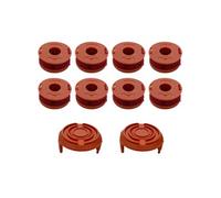 Bobine fil coupe bordure fil de rechange WA0010 compatible pour Worx débroussailleuse WG150 WG155 WG160 WG165 WG170 Ø 1,65mm longueur 3m [Lot 8