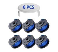 Bobine fil coupe-bordures compatible Ryobi ONE+ Ø1,6 mm 20,11 m - Pack 6 + capuchon
