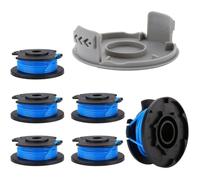 Bobine Fil pour Ryobi One+ RAC124 AC14RL3A OLT1823 1832 RLT1825 1830 18V 24V 40V Pièces de Rechange Coupe Bordure (6 pièces),[Z323]