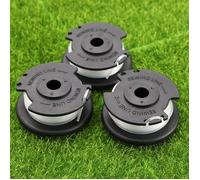 Bobine Rechange pour Coupe Bordure,3Pcs Bobine pour Débroussailleuse Einhell GE-CT 18/28 Li et GE-CT 18/28 Li TC,1.6mm,4.9m,Nylon