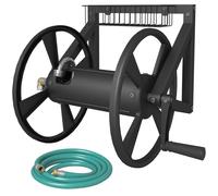 Bobine triangulaire robuste pour tuyau d'arrosage, conçue pour être fixée au mur