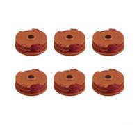 Bobines de fil 6pcs pour WA0007 WG105 WG106 WG108 | Compatibilité totale WA0007, WG105, WG106, WG108, installation rapide outil, jardinage facile
