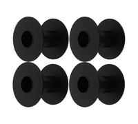 Bobines de Fil en Plastique Compactes 4 Pièces pour Câble | Enrouleur Plastique Vide, Rangement Portable Noir, Atelier et Laboratoire, pour Fils Chauffants et Lignes de Pêche
