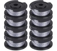 Bobines de fil pour débroussailleuse - Compatibles ART 23/26 SL & Ryobi - 4 m x 1,65 mm - Lot de 8 - Nylon