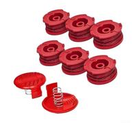 Bobines de Rechange 0.080 pour CRAFTSMAN CMCST930 Kit 6 Bobines | Ligne torsadée 0.080 pouce, matériau nylon ABS pour robuste, nette herbes épaisses, réduction pour usure moteur