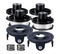 Bobines de rechange pour coupe-bordures 18 V DUR181 DUR181Z DUR181RF, 4 bobines avec 2 couvercles et ressorts, 1,6 mm x 6 m de fil en nylon pour entretien du jardin