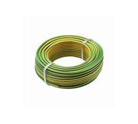Bobinot câble rigide H07V-U 2,5mm² 10 mètres Jaune/Vert - 111325