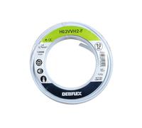 Bobinot de câble - Bobine de Fils électrique - Câble électrique - Couronne de câble - Bobinot Câble Souple 10 mètres HO3VVH2-F 2X0.75 mm ² - Blanc - 155321