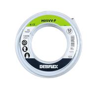 Bobinot de câble - Bobine de fils électrique - Câble électrique - Couronne de câble - Bobinot Câble Souple 10 mètres HO5VV-F 3G1 mm ² - Blanc - 145321 Debflex